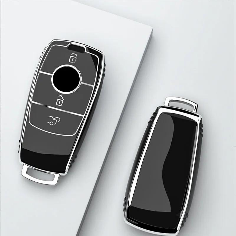 

New Fashion TPU Car Key Case Cover Shell For Mercedes Benz A C E S G Class GLC CLE CLA GLB GLS W177 W205 W213 W222 X167 AMG