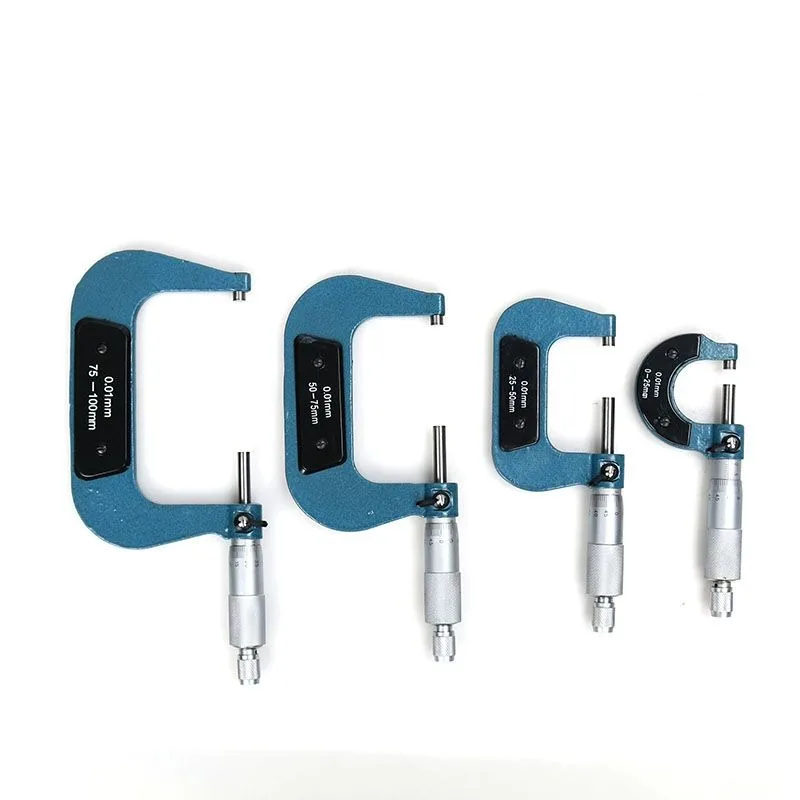Outer diameter micrometer 0-25mm spiral micrometer 0.01 high precision thread thickness gauge