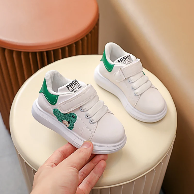 Autumn Baby Boys Girls Panda Sneakers Unisex Toddlers Fashion Sports Shoes for Girls Breathable Boys Board Flats Infant Shoes