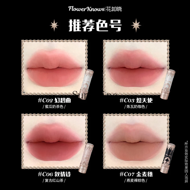 Flower Knowledge Autumn Lip Glaze Eyeshadow Brightening Skin Tone Gift Box