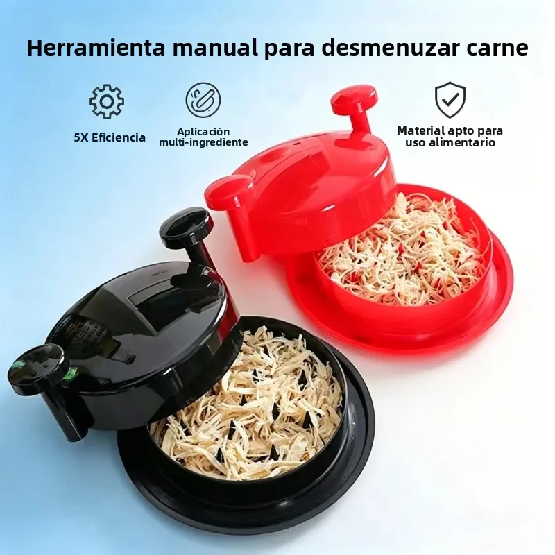 Triturador Manual de Carne de Pollo, Picadora de Carne de Res Lavable, Separador Creativo de Carne, Rebanador, Triturador Multifuncional, Utensilios de Cocina Duraderos