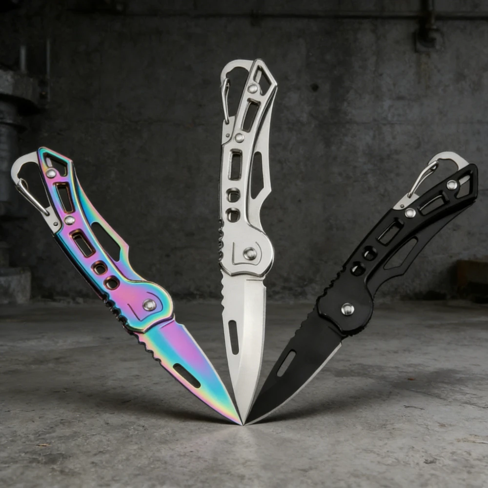 Folding Multitool Knife Stainless Steel Handheld Cutting Pocket Knife Portable Outdoor Tool For Camping Hiking Picnic Survival