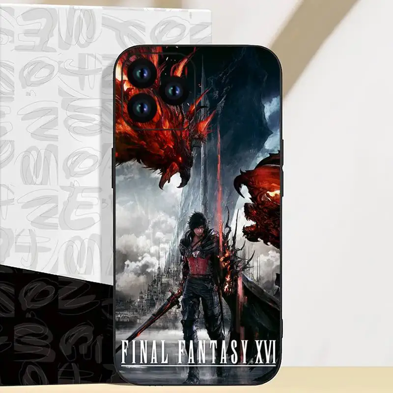 Game Final Fantasy Xvi Phone Case For iPhone 11 12 13 14 Mini Pro XS Max X S Plus XR Shell