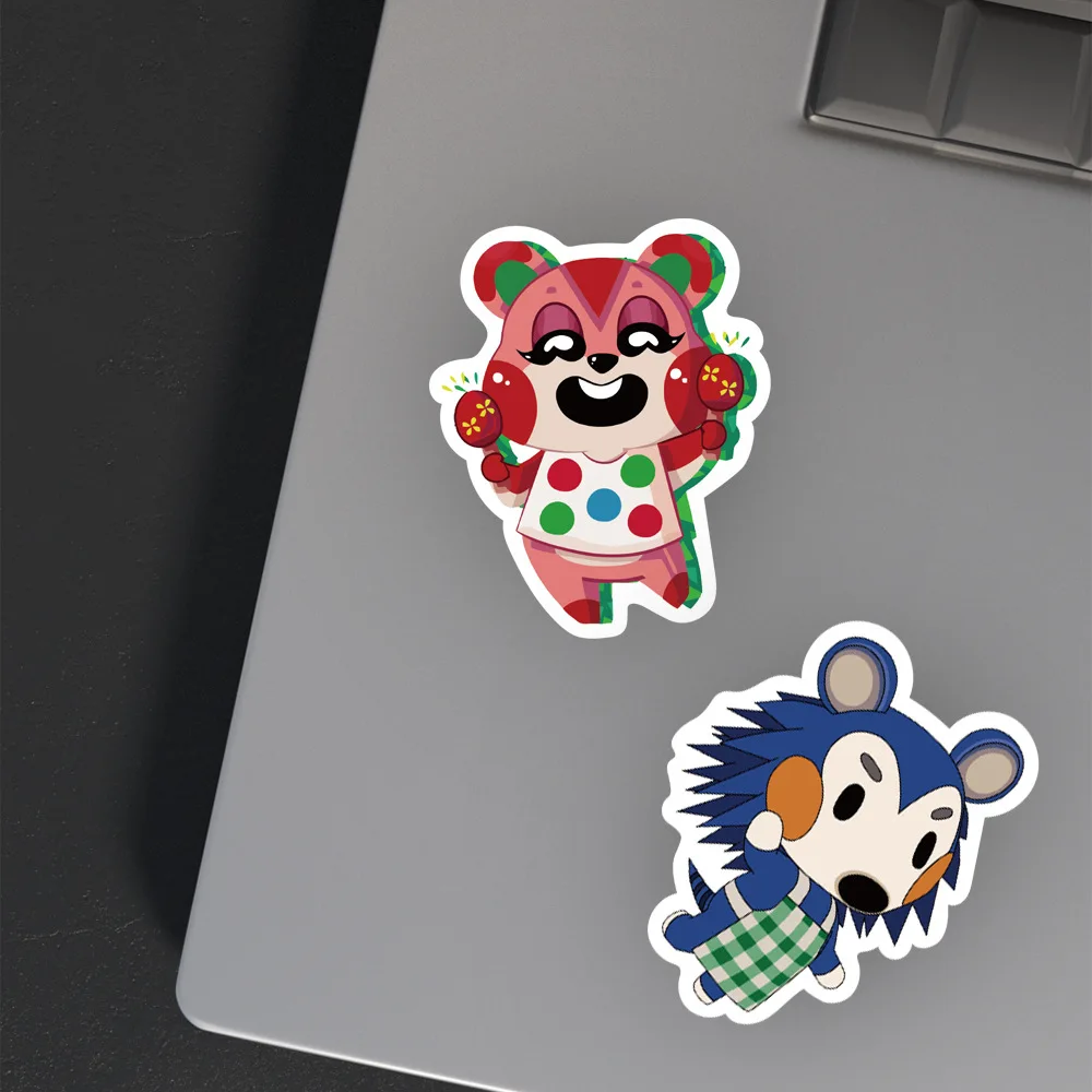 50Pcs Classic Game Animal Crossing: New Horizons Stickers Cute Cartoon Graffiti Sticker Decals for Suitcase Diary Bike