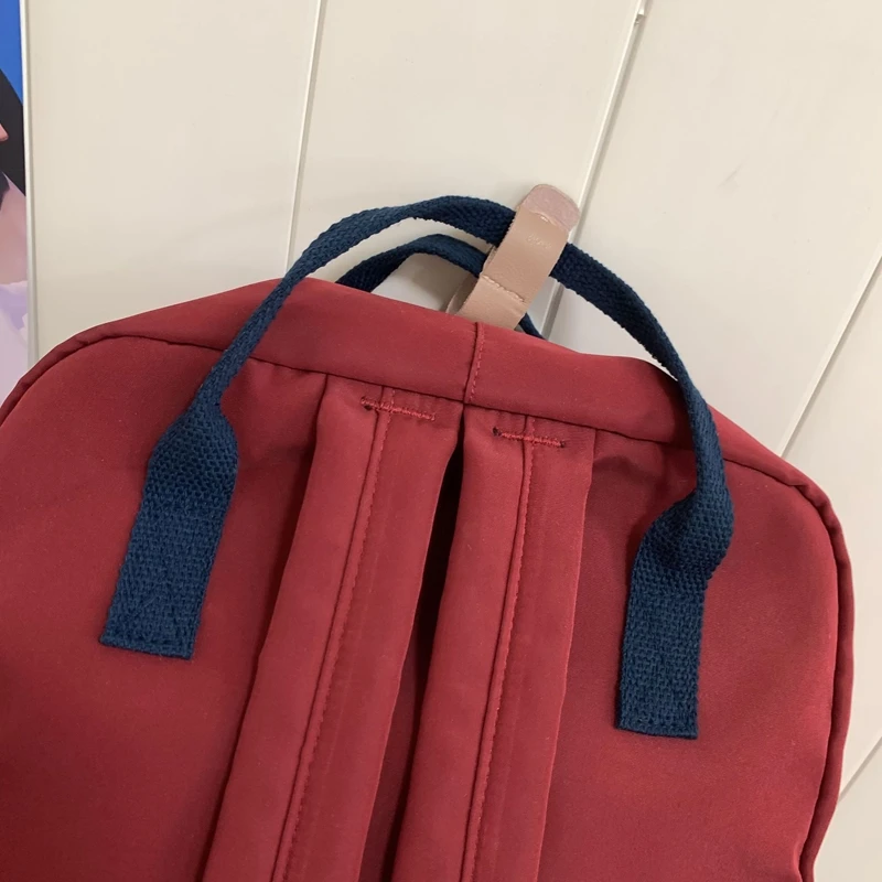 กระเป๋าเป้สะพายหลังขนาดใหญ่ ดีไซน์ทันสมัย สำหรับผู้หญิง นักศึกษา สาวๆ เดินทาง น่ารัก สไตล์ Kawaii  กระเป๋าหนังสือเรียน ทำจากไนลอน