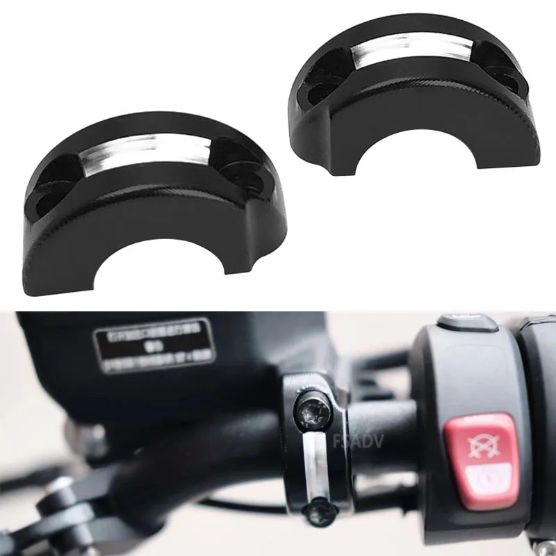 

Motorcycle Handlebar Mount Holder Rearview Mirror Handlebar Clamp Cover For BMW RNINET R Nine T RNINE T 2013-2023 2021 2022