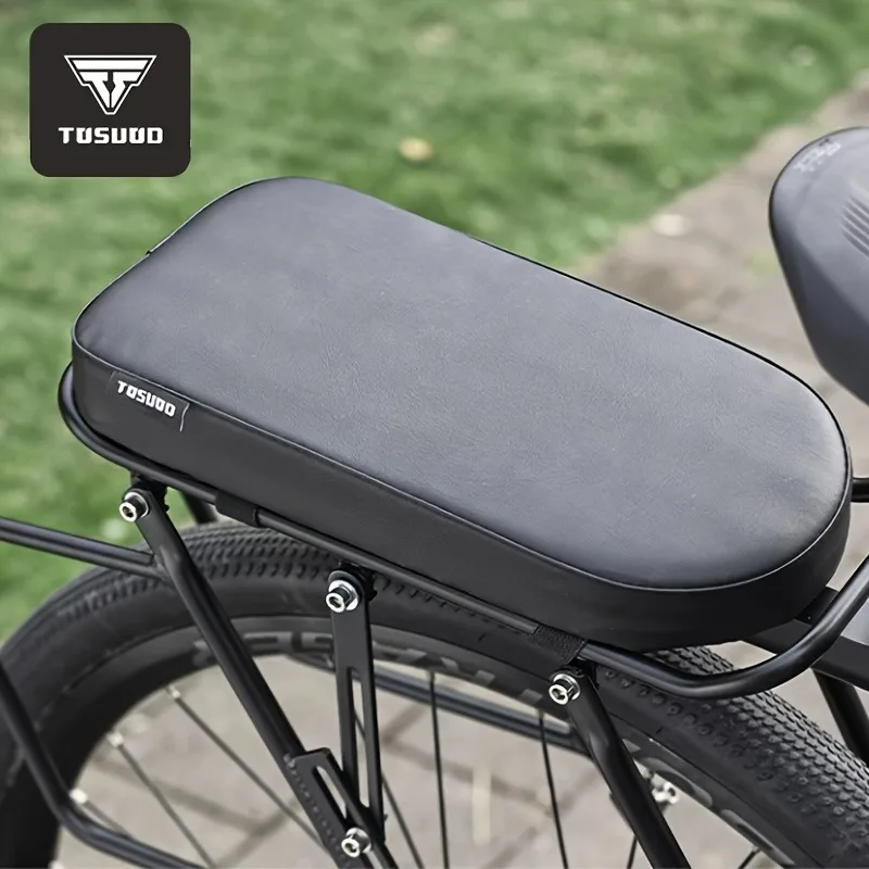 TOSUOD – coussin de siège arrière de vélo, doux et confortable, pour hommes et femmes, Installation facile, pièces de vélo détachables