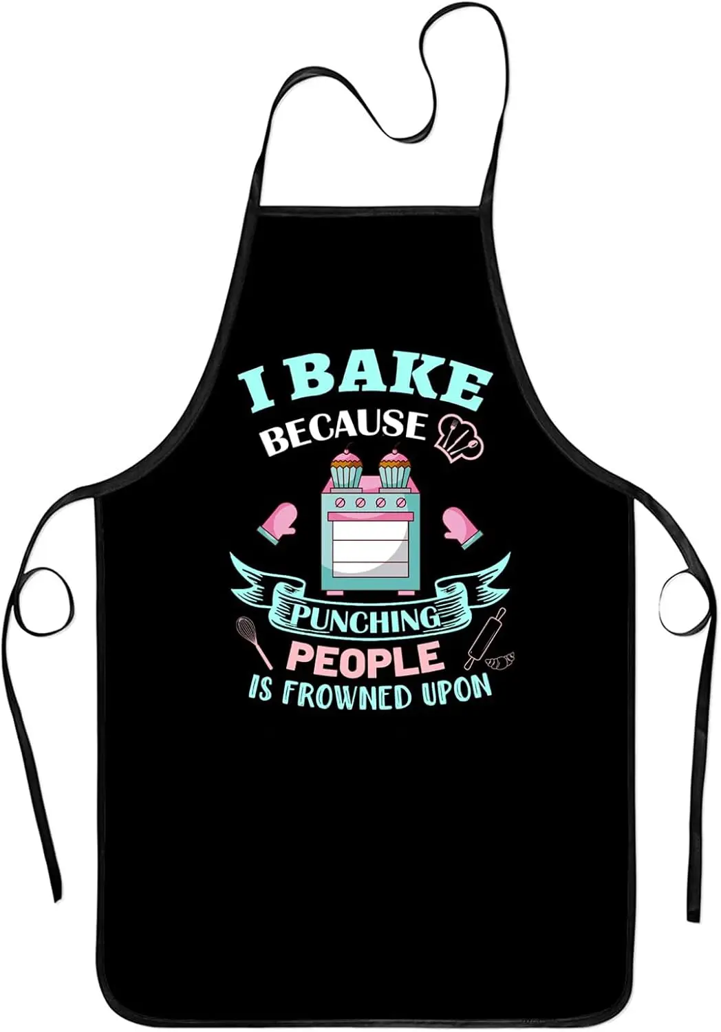 Funny Baking Gifts, Baking Apron, Gifts for Bakers, Baking Gifts for Women, Kitchen Cooking Apron with 2 Pockets