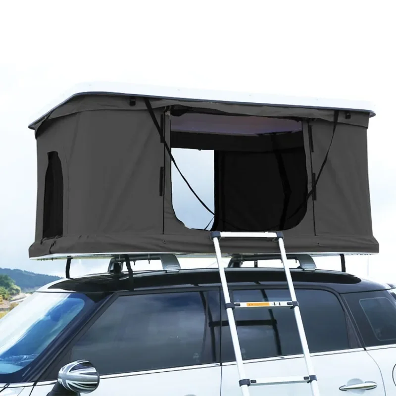 Custom Car Tent Double Self-Driving Tour Suv Car Travel Roof Bed Outdoor Hard Shell Imported Roof Camping Tent