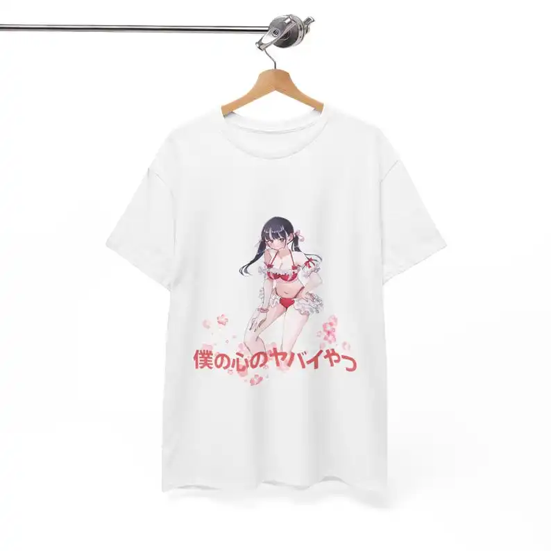 Dangers in My Heart T-shirt Year round clothing Plus Size personality Clothes Unisex Streetwear Trendy Cotton  Short Sleeves tee
