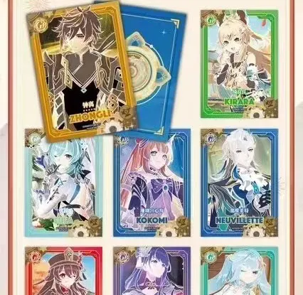 Wholesale Genshin Impact Cards Interchangeable SR Luxury Edition 5 Bullet Classic Game Anime Peripheral Collection Card