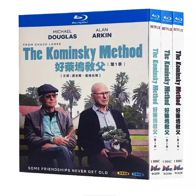 

Blu-ray BD Discs High-Definition US TV Series The Kominsky Method Seasons 1–3 3-Disc Set