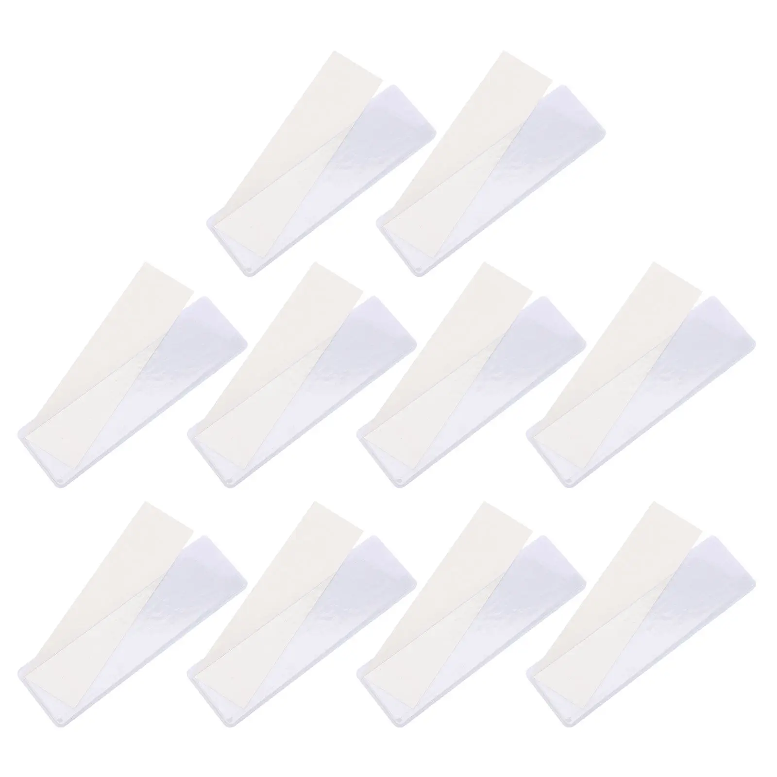 

10Pcs Magnetic Label Holders Transparent Card Sleeves for Desk Organization Waterproof Dustproof Index Cards Business Cards