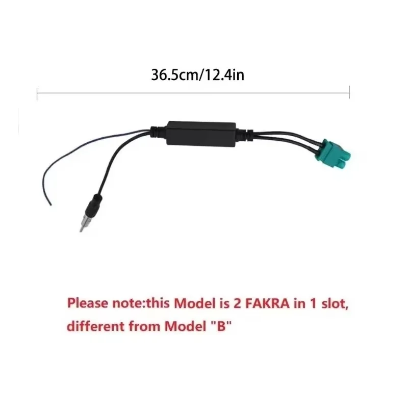 Auto Spezielle Radio Antenne AM/FM Audio Radio Signal Verstärker Dual Fakra RF Radio Antenne Antenne Adapter für Volkswagen