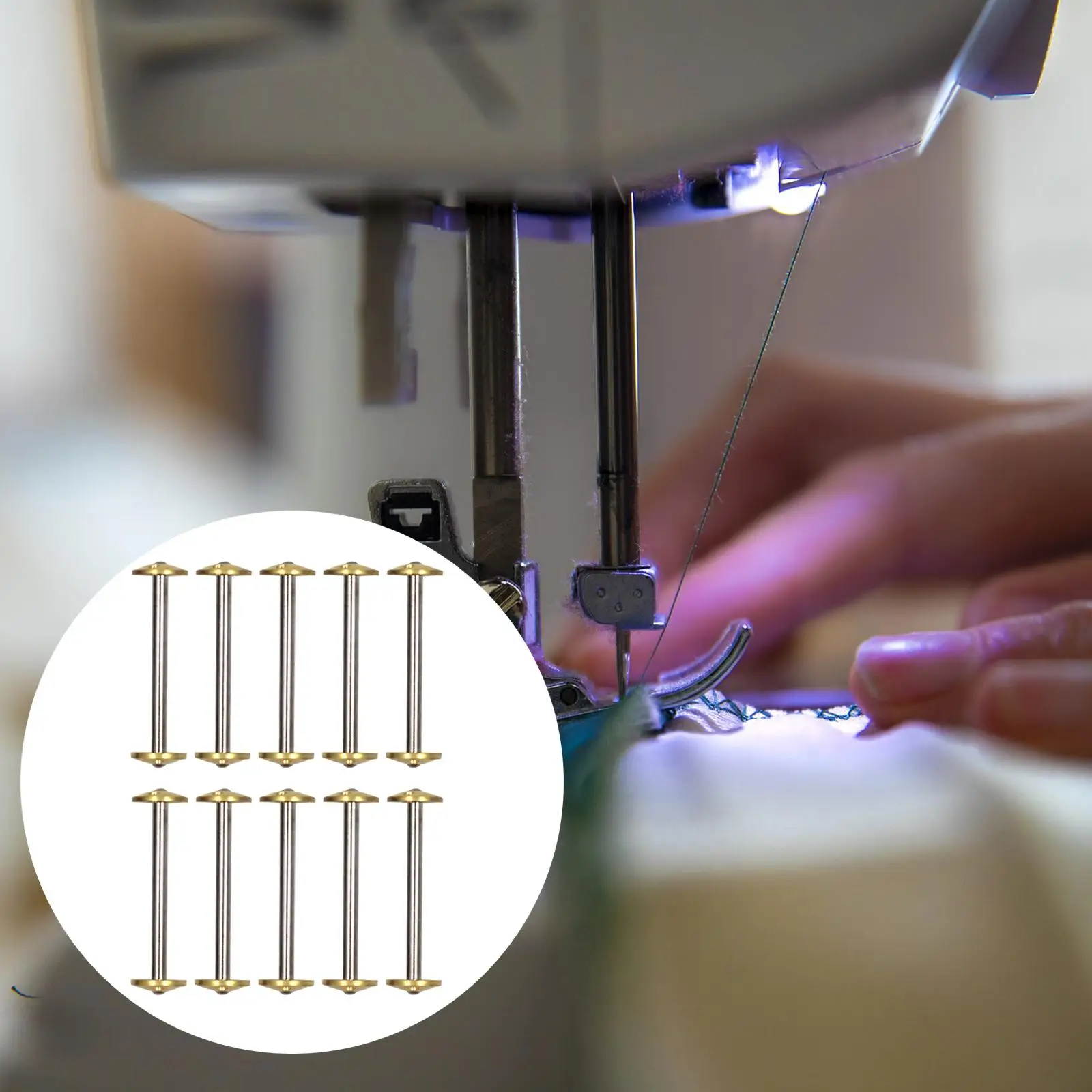 Shuttle Bobbin and Metal Bobbin Case Iron Spare Parts for Singer 27K 128K Domestic Sewing Machine