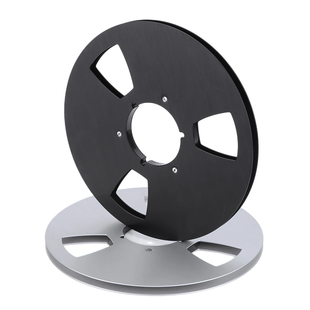 10 Inch Empty Tape Reel Aluminum Alloy Blank Tape Reel Universal Open Disc Audio Recorder Empty Discs for BASF/REEL TO REEL Disk