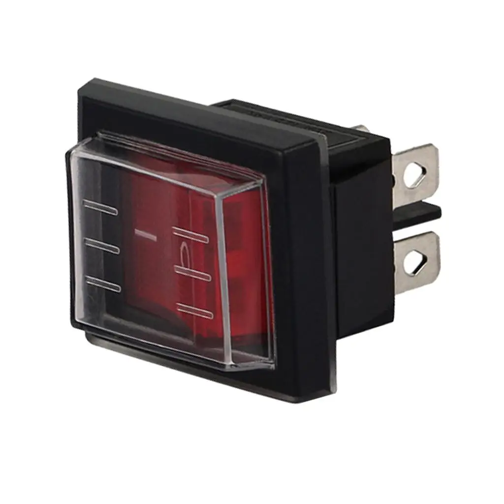 Universal Replacement Switch for Industrial Vacuum Cleaner Waterproof Black Plastic for Wet Dry Machines