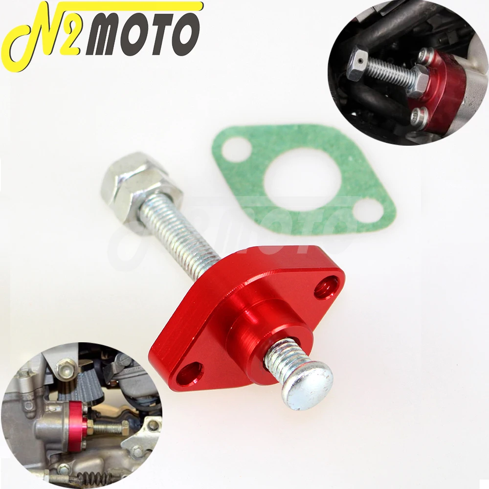 For Kawasaki Off Road KL250 KLX250 KL600 KL650 Vulcan 750 Motorcycle Red Black Blue Cam Camshaft Timing Chain Tensioner Gasket