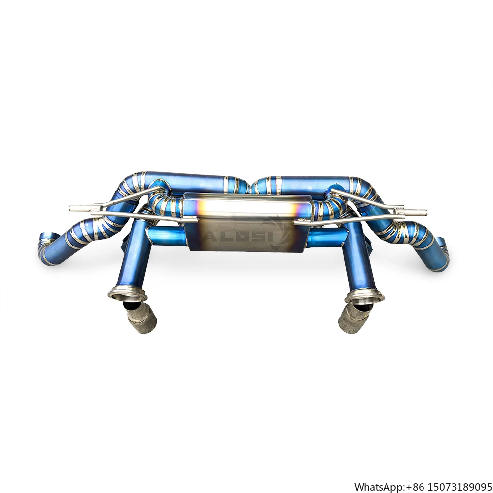 

Cat Back Exhaust Suitable for R8 V10 5.2l 2008-2016 Tuned Sports Car Titanium Material X-pipe OEM Factory Valve Exhaust