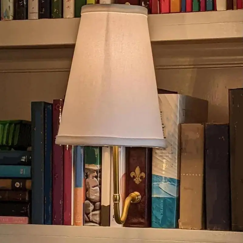 Literatura Lampa do książek Vintage Book Design Lampa stołowa Półka na książki Unikalna dekoracyjna lampa półkowa do salonu Biura domowe