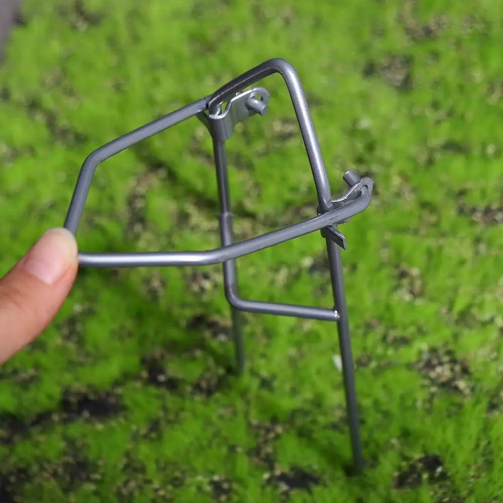 

Practical Fishing Tool Insert Ground Silver Fishing Rack Pole Holder Fishing Rod Stand Fishing Rod Holder Fishing Pole Bracket