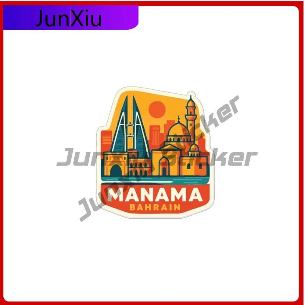 

Manama City Bahrain Sticker Camper Bodywork Laptop Phone Vinyl Decal Cover Scratches Decoration Suv Tents Outdoor Camping Sticke