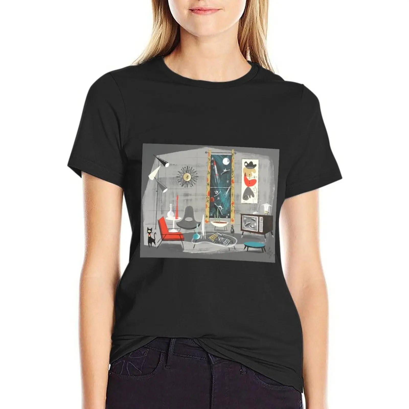 

Space Pad T-Shirt plain funnys sublime plus sizes graphic t-shirts for Women