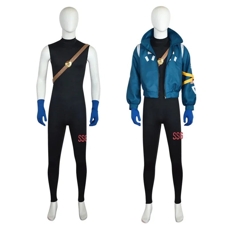 2024 Adventure Rufy Cosplay Anime Egghead Isola Roronoa Zoro Costume per adulto Cappotto Cappello Fantasia Uniforme Halloween Natale Vestito