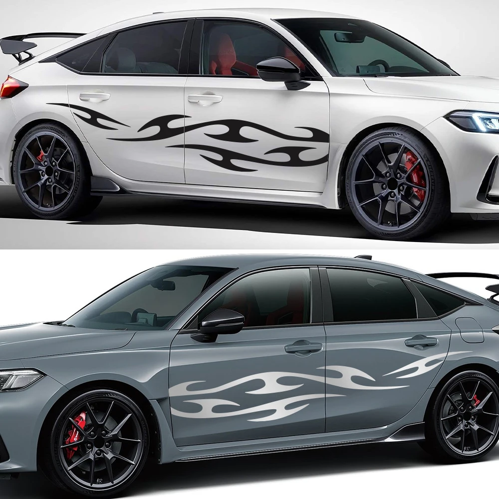 For Honda Civic Type R Door Side Decal Kit Car Stickers Waterproof Wrap Vinyl Film Decoration Auto Exterior Styling Accessories