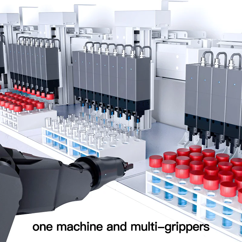 Complete Robotic End Effector Solution with Gripper Modules and Control Systems for Manufacturing