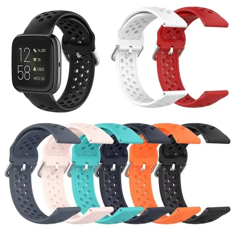 Silicone Band For Fitbit Versa/Versa 2 3 4 /Versa Lite Sports watch strap Replace Wrist Accessories Correa For Fitbit Blaze 23mm