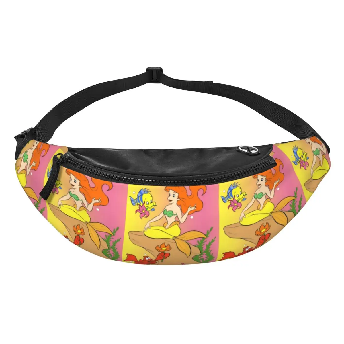 

Поясная сумка-бананка Custom The Little Anime M-Mermaid для женщин и мужчин, модная сумка через плечо для путешествий, для телефона и денег