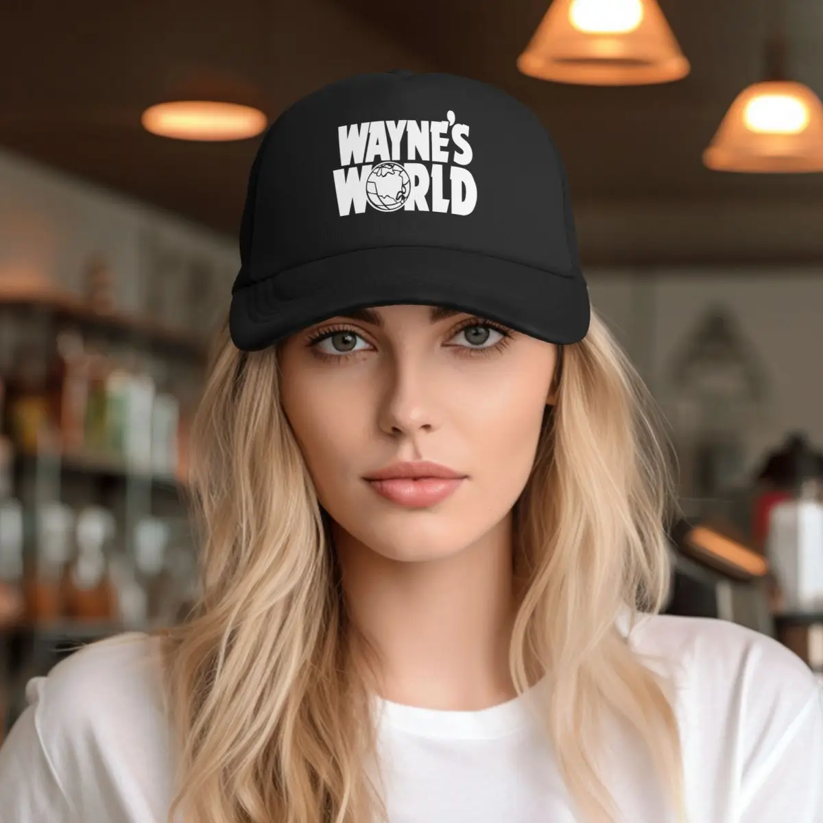 Unisex Mesh Baseball Cap, ajustável Racing Cap, Sport Trucker, Trabalhador, Verão, aqui está o que você deve fazer para o seu mundo Wayne