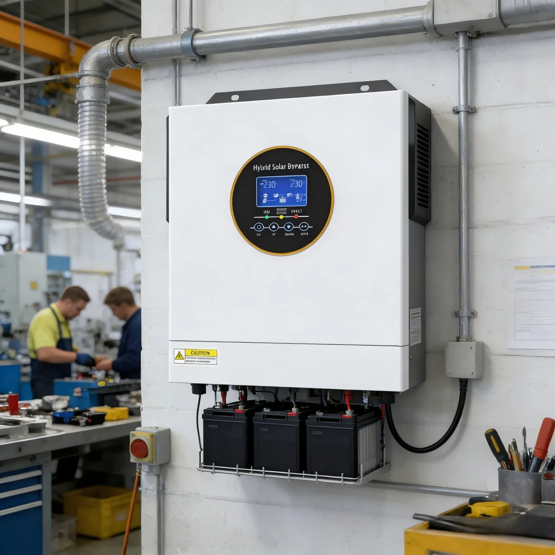Standard Intelligent  5500W 48V GES-5.5K48M100-450 Hybrid Solar Split Phase Inverter Supports WiFi Remote Monitoring