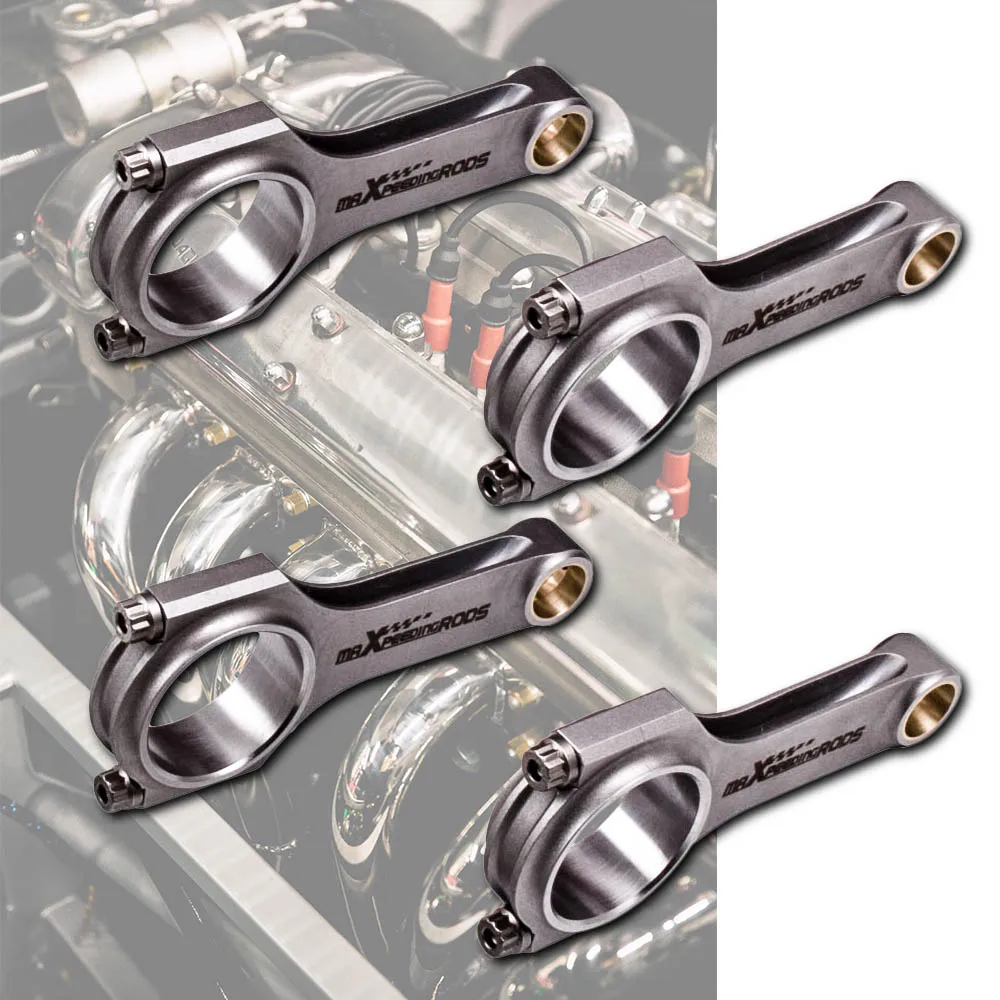 Forged 4340 Connecting Rods For Datsun 510 521 610 160J Nissan Bluebird Violet L16 Conrod ARP Bolts MaXpeedingrods view 4