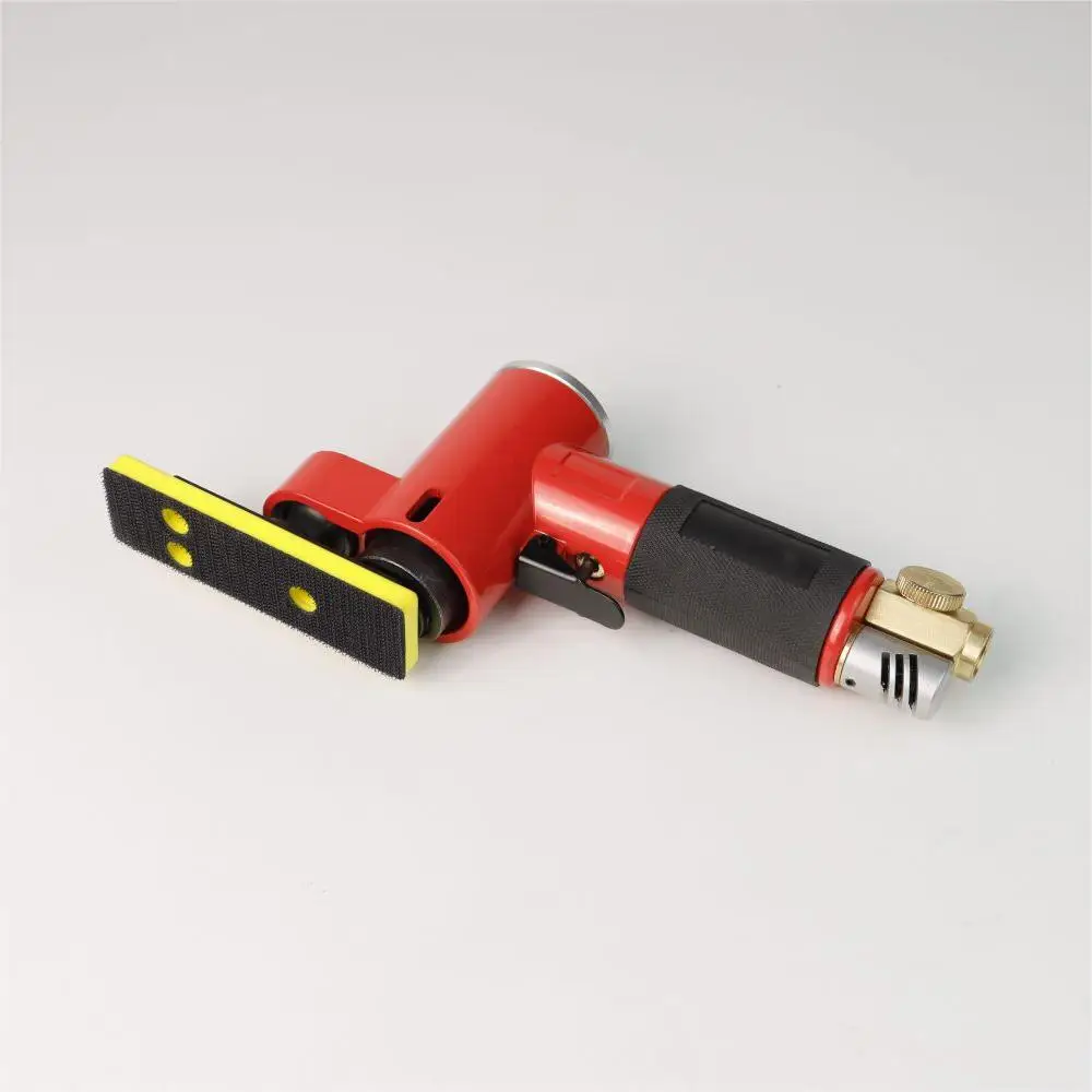 Pneumatic Random Orbital Sander High Accuracy Chuck Palm Air Turntable Sander Low Air Consumption 13000rpm with Filter for Metal