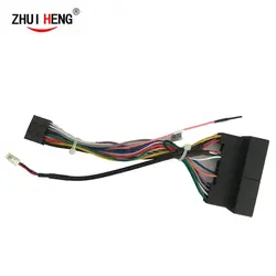 2 din Car Radio Female ISO Radio Plug Power Adapter Wiring Harness Special for Hyundai IX 35 KIA K5 harness power cable