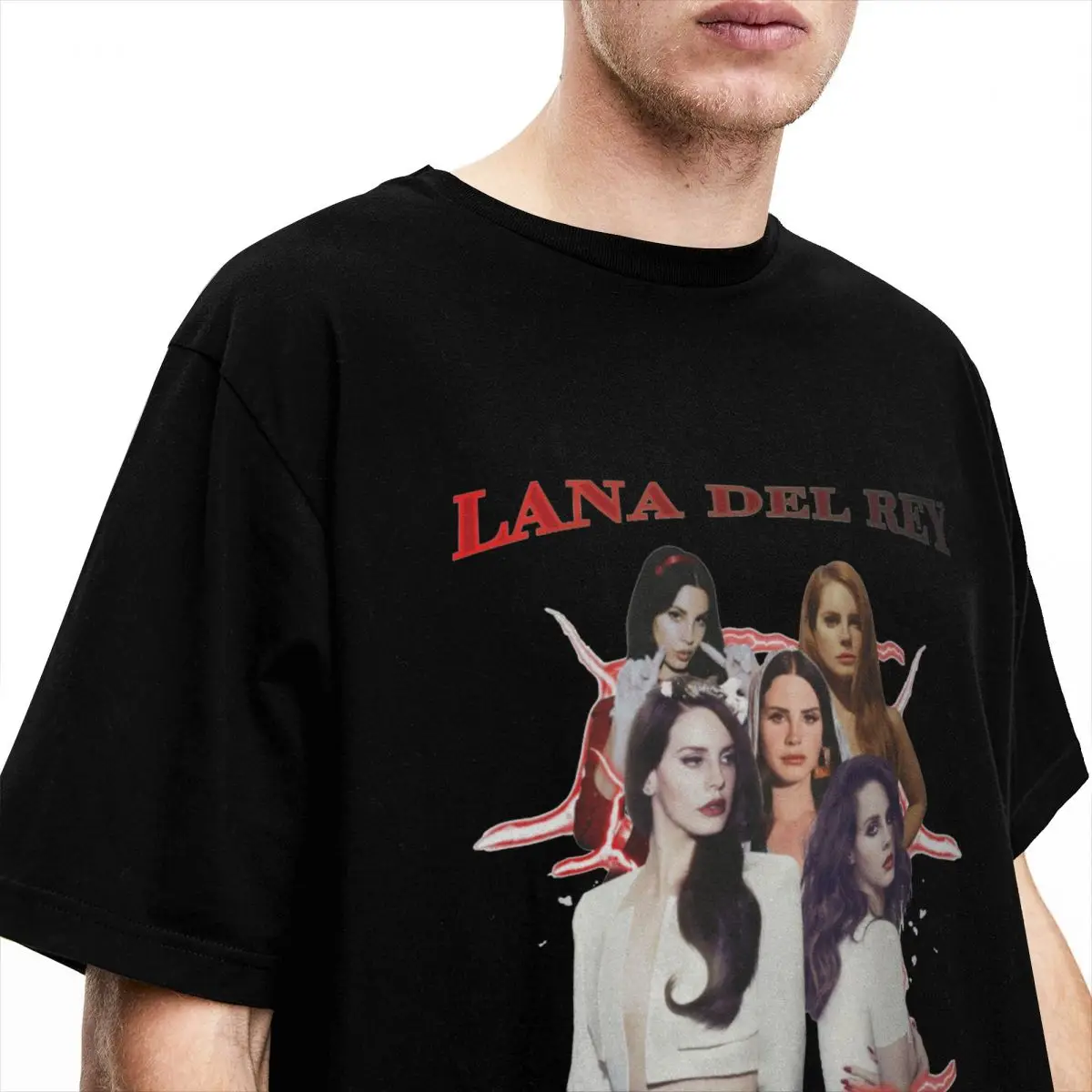 Men T Shirt Lana Del Rey T Shirts Hipster kings wool Beach Tees Streetwear Design Pure Cotton Clothing Birthday Present