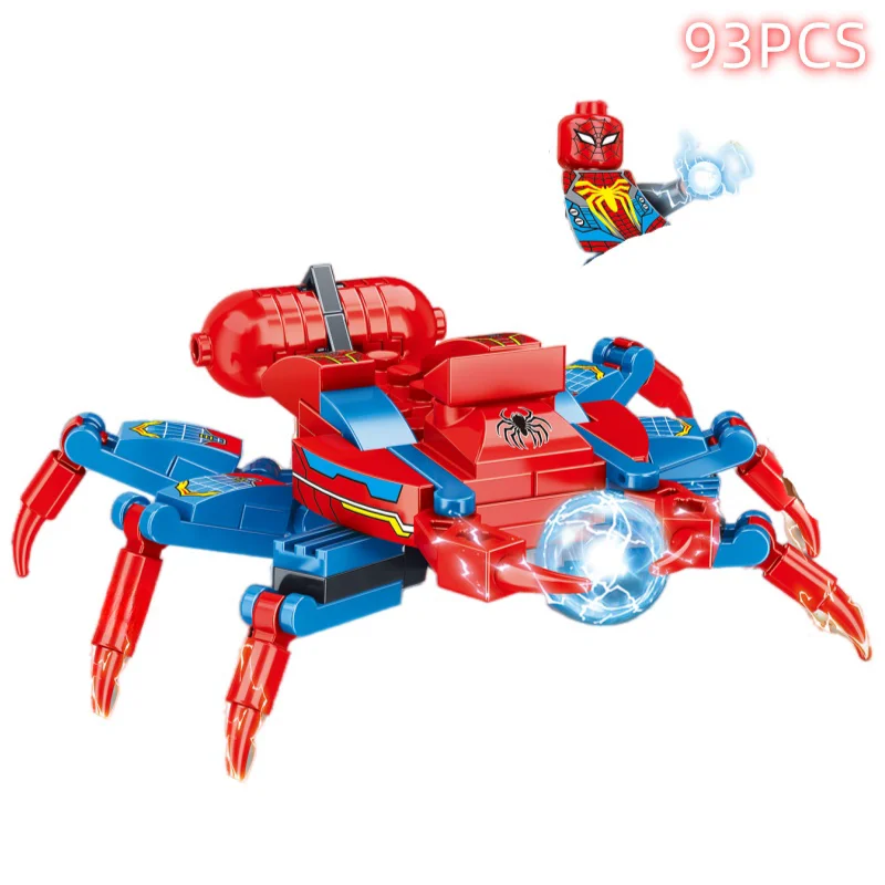 Disney Building Blocks Mini Model Figures Compatible Spiderman Iron Man Venom Captain Hawk Deadpool Technic Armor City Gift Toys