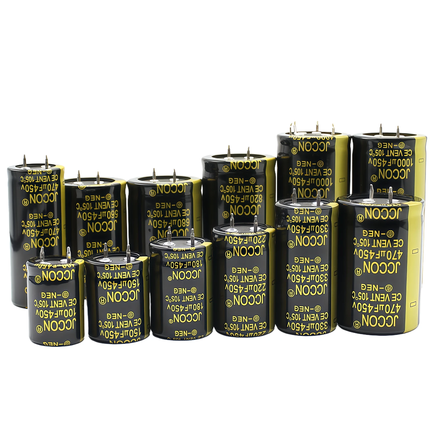 1 szt. JCCON 450V 100uf 150uf 180uf 220uf 330uf 470uf 560uf 680uf 820uf 1000uf 450 V Kondensator Inwertorowy do Ultradźwiękowej Maszyny do Spawania — zdjęcie produktu 5