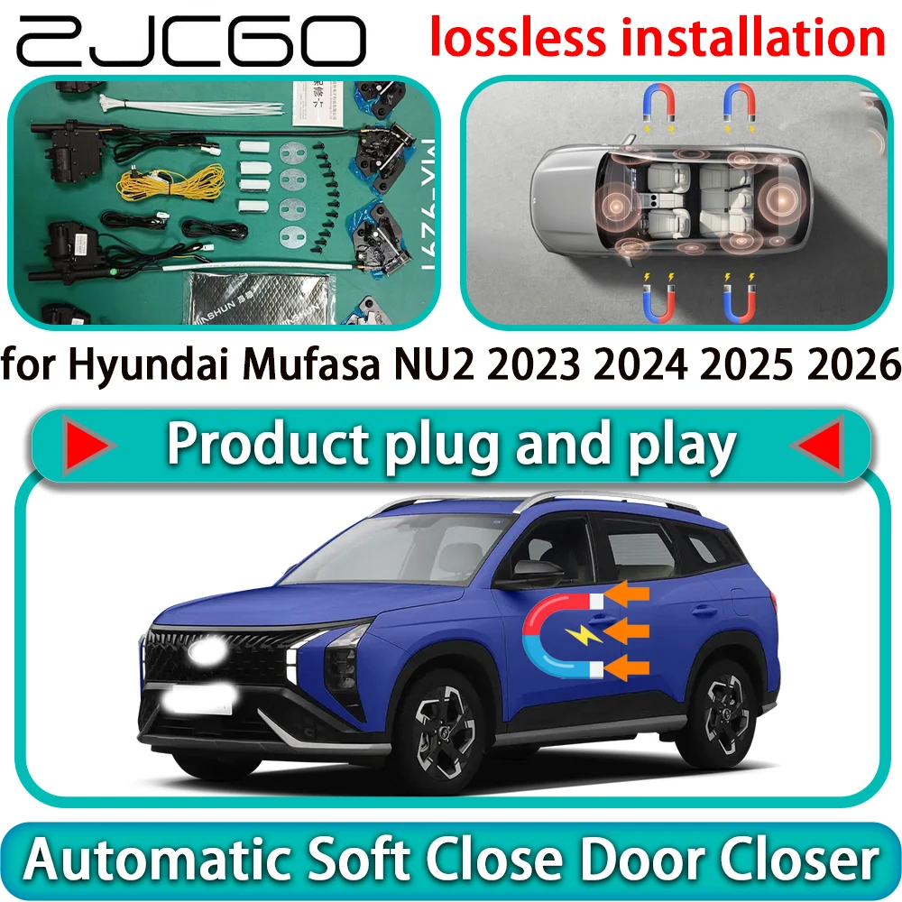 

for Hyundai Mufasa NU2 2023 2024 2025 2026 OEM Auto Pull Soft Close Door Kit Power Latch Electric Door Catch Soft Closing Assist