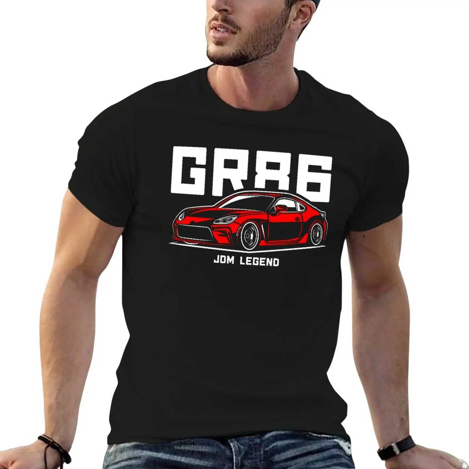 Vintage Design Red GR86 JDM Legend T-Shirt Worker Basic Short Sleeve Tee