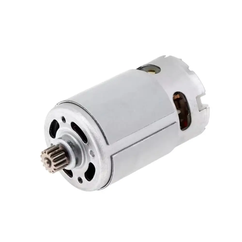 RS550 DC Motor 21V 14 Tooth Gear For Mini Chainsaw Electric Hand Saw Power Tool Replacement Parts Motor Accessory