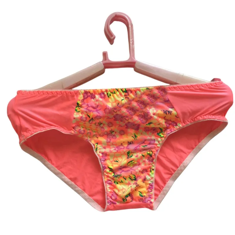 Men's Quick Dry Breathable Briefs Sweet Style Soft Jacquard Low Waist Underwear, Comfort Pouch Underpants