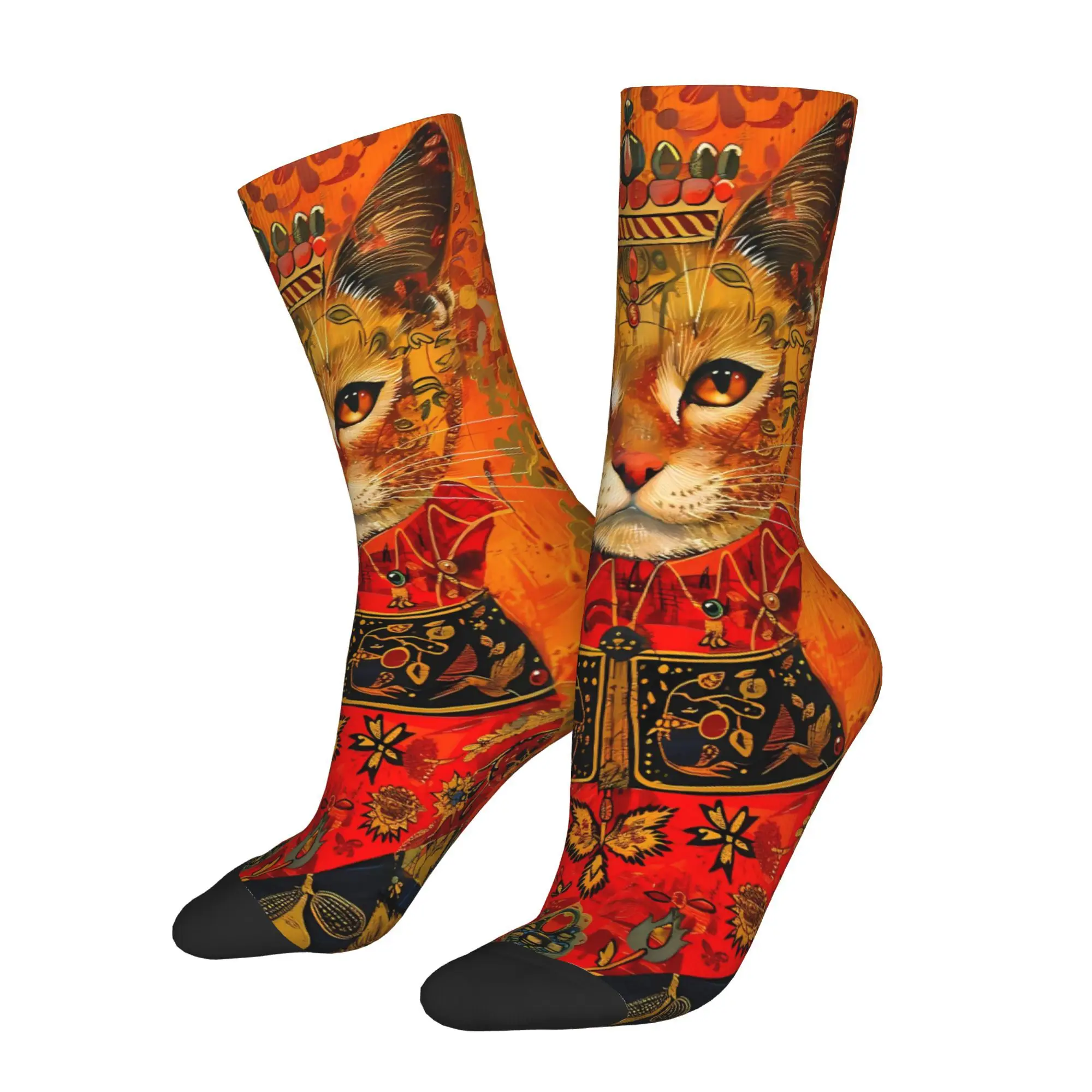 

Cat illustration Cat Socks Male Mens Women Winter Stockings Printed