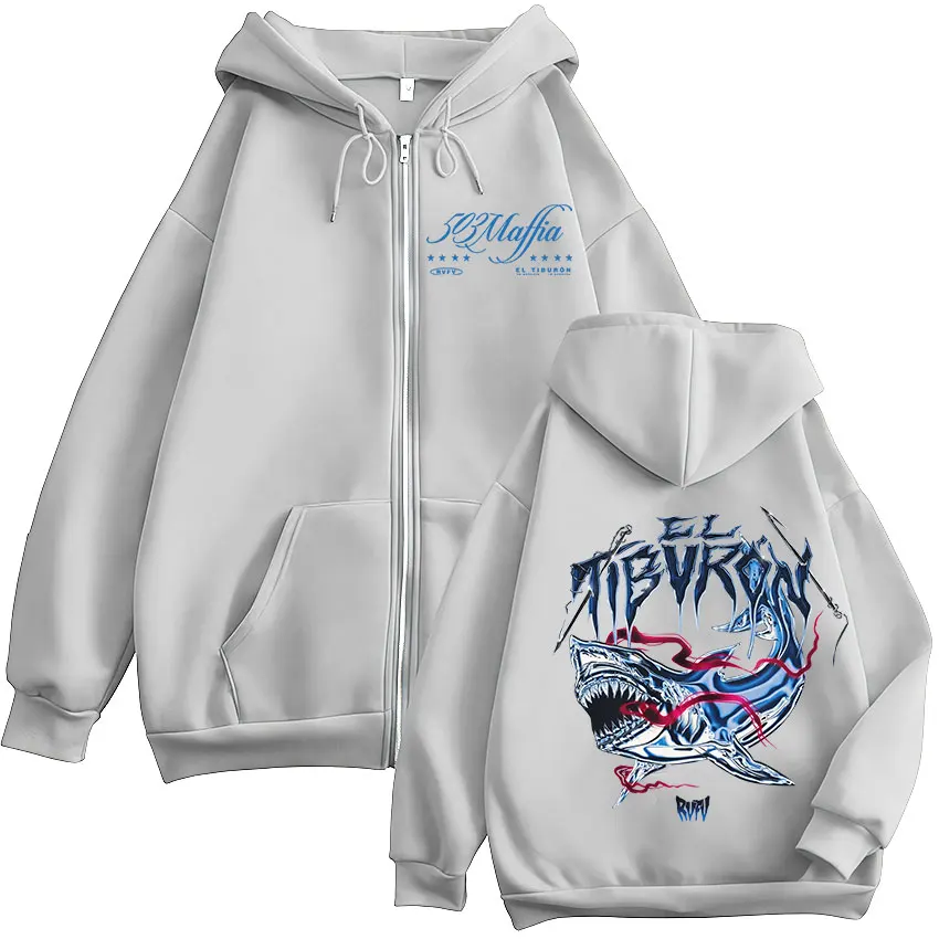 RVFV EL TIBVRON Tour 2025 زمم معاطف هوديي الرجال طويلة الأكمام موضة المتضخم البلوز للجنسين الهيب هوب كنزة صوف مقنعين