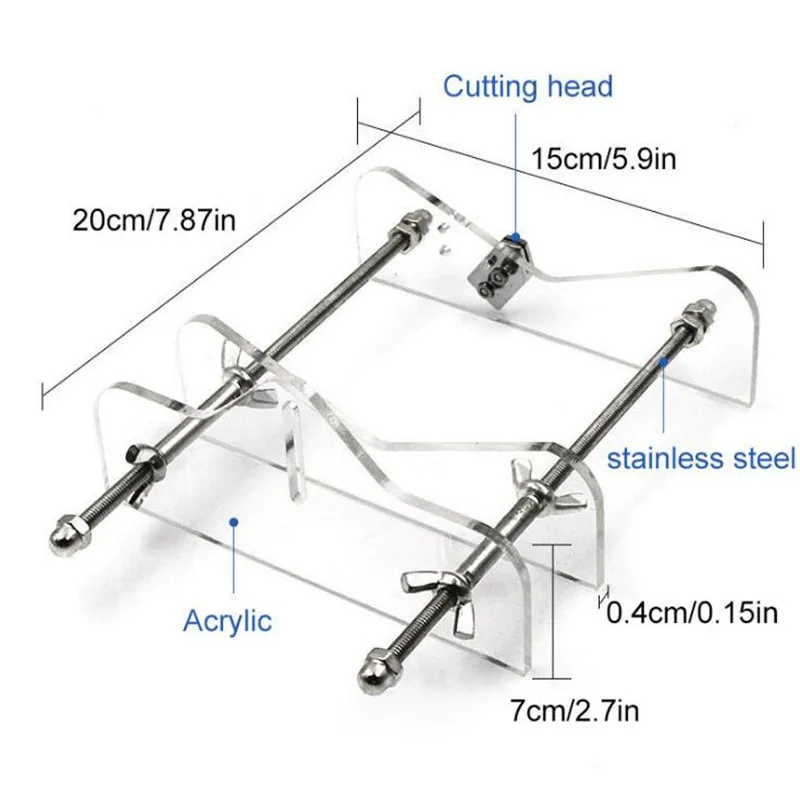 Square And Round Wine Beer Glass Sculptures Cutter For DIY Glass Cutting Machine Glass Cutter Glass Bottle Cutter Cutting Tool