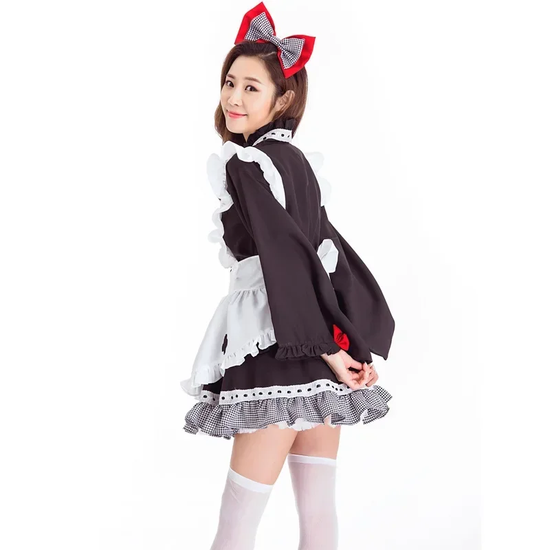 Lolita Kimono Maid Dress Costumes Cosplay Cute Maid Suit For Girls Woman Waitress Maid Party Stage Costumes