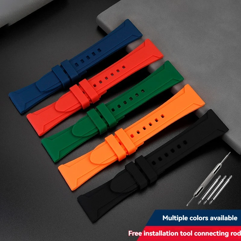 For Diesel Dz4318 4323 4283 7315 4476 4496 4427 7395 Silicone Watch Band | Large WaterproofSoft  Rubber Strap 22mm 24mm 26mm