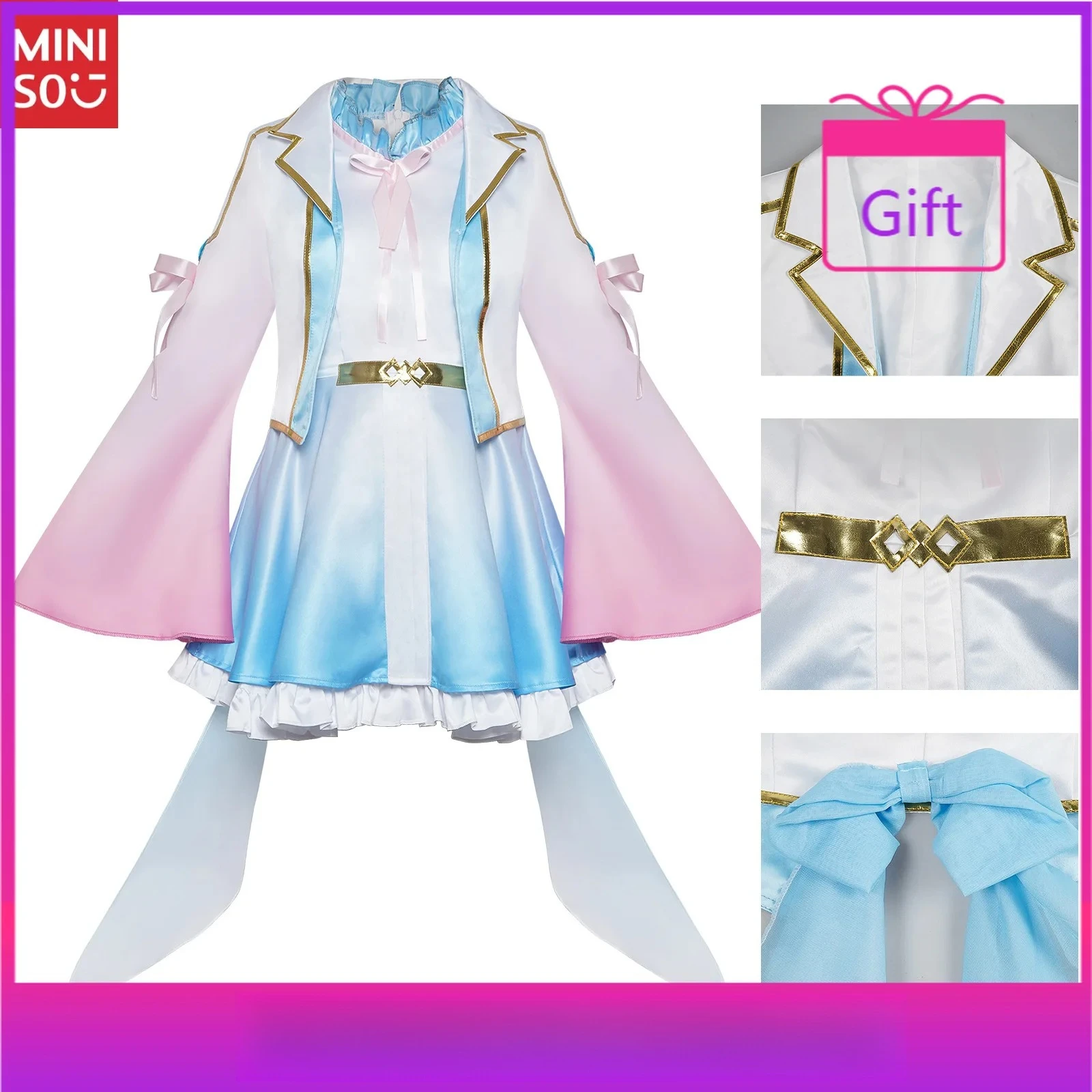 

Miniso Halloween Cos Costume Douluo Continent 2 Tang Wu Tong Muse Wang Dong Cosplay Stage Performance Costume